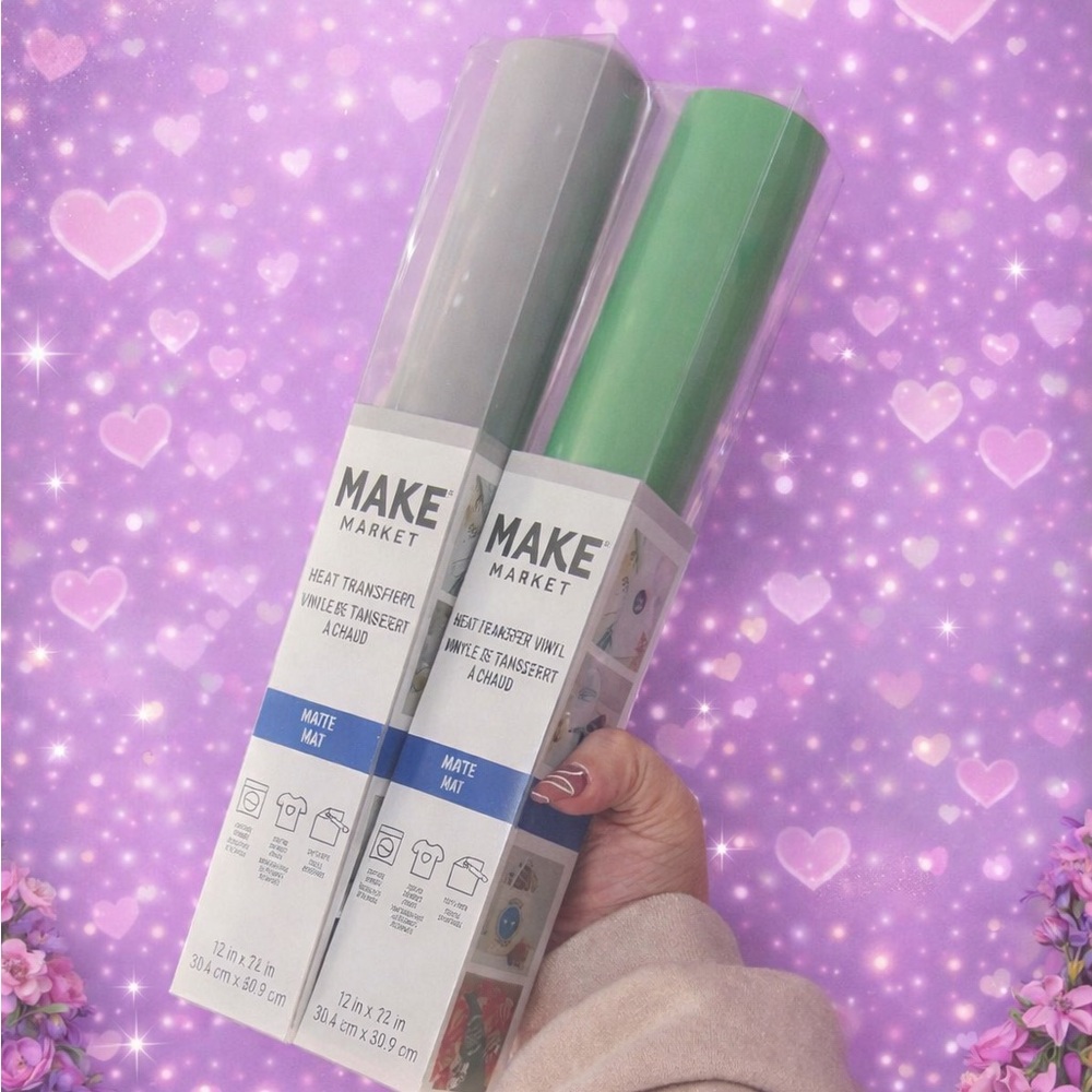 Makers Market Vinyl Duo - Matte Gray and Green